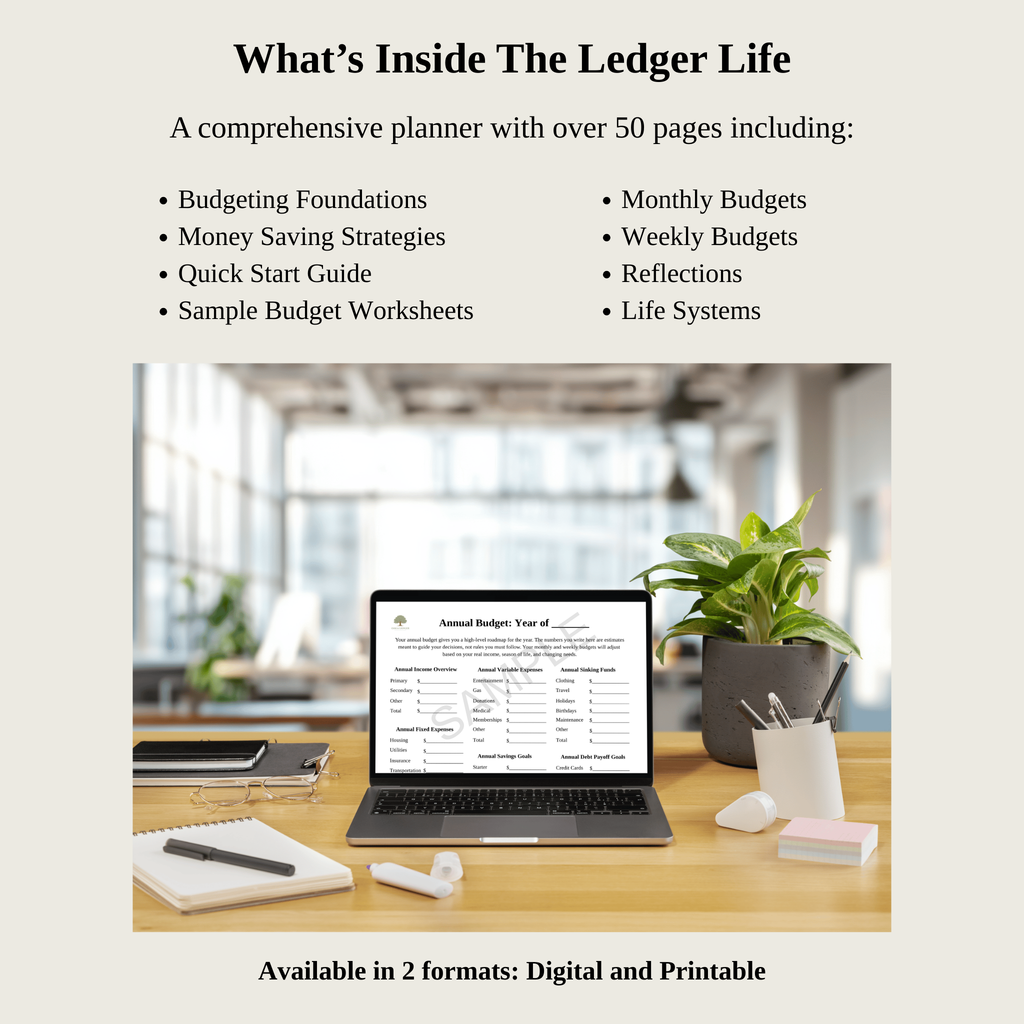 The Ledger Life Budget Planner